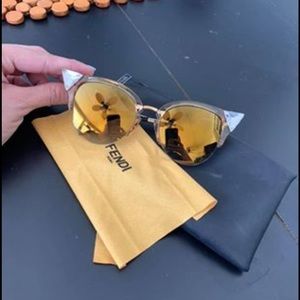 Fendi Iridia Cat Eye Sunglasses